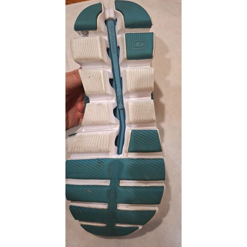 ON RUNNING CLOUDSWIFT RUNNING Trainer SHOES Turquoise/Teal Women's Size 10.5 - Picture 9 of 9